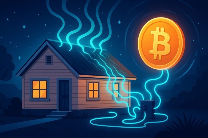 bitcoin mining riscaldamento case americane
